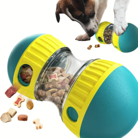 Adjustable Treat Dispenser Toy For Dogs - Interactive IQ Stimulator Slow Feeder For Boredom-Free Fun Puppy Toy Adjustable Food Dispensing Treat Dispen