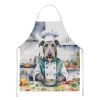 Irish Wolfhound The Chef Apron Cooking Kitchen Server Baking Crafts Gardening for Adult Women Men, Unisex, Large, Multicolor