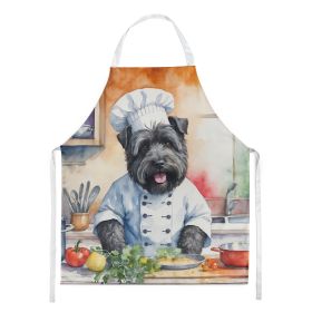 Bouvier des Flandres The Chef Apron Cooking Kitchen Server Baking Crafts Gardening for Adult Women Men, Unisex, Large, Multicolor