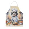 Tibetan Terrier The Chef Apron Cooking Kitchen Server Baking Crafts Gardening for Adult Women Men, Unisex, Large, Multicolor