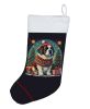 Saint Bernard Christmas Christmas Stocking Fireplace Hanging Stockings Christmas Season Party Decor Family Holiday Decorations