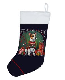 Jack Russell Terrier Christmas Christmas Stocking Fireplace Hanging Stockings Christmas Season Party Decor Family Holiday Decorations