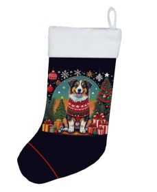 Australian Shepherd Christmas Christmas Stocking Fireplace Hanging Stockings Christmas Season Party Decor Family Holiday Decorations