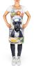 Giant Schnauzer The Chef Apron Cooking Kitchen Server Baking Crafts Gardening for Adult Women Men, Unisex, Large, Multicolor