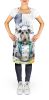 Irish Wolfhound The Chef Apron Cooking Kitchen Server Baking Crafts Gardening for Adult Women Men, Unisex, Large, Multicolor