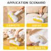 Pet Hair Remover And Reusable Lint Roller Cat And Dog Hair Remover For Furniture, Couch, Carpet, Clothing And Bedding - Portable