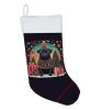 Black Pug Christmas Christmas Stocking Fireplace Hanging Stockings Christmas Season Party Decor Family Holiday Decorations