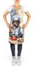 German Wirehaired Pointer The Chef Apron Cooking Kitchen Server Baking Crafts Gardening for Adult Women Men, Unisex, Large, Multicolor