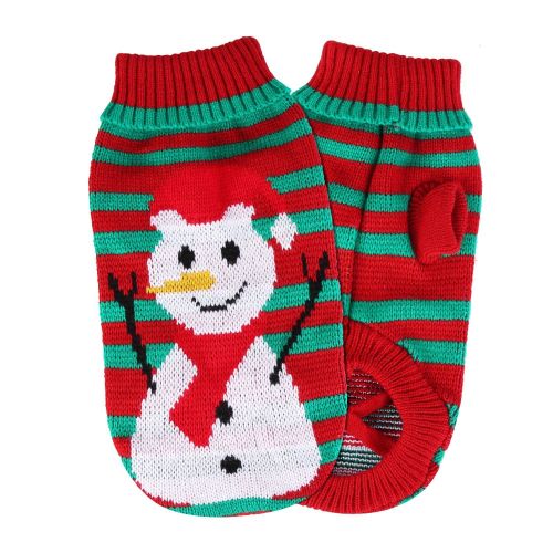 Pet Christmas Turtleneck Sweater Dog Cat Christmas Clothes Snowman Stripes Costume Winter Holiday Sweater for Small Medium Kitten Puppy Cats Dogs Pet Christmas Turtleneck Sweater Dog Cat Christmas Clothes Snowman Stripes Costume Winter Holiday Sweater for Small Medium Kitten Puppy Cats Dogs